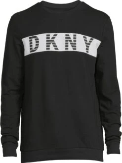 DKNY Redskins Long Sleeve Loungetop - Black -Barbou Clothing Shop VBZQT SQ5 0000000004 BLACK MDd1