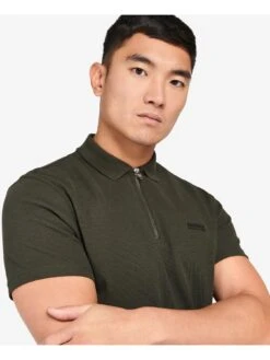 Barbour International Gauge Polo Shirt - Green -Barbou Clothing Shop VCAV9 SQ4 0000000047 GREEN MDd