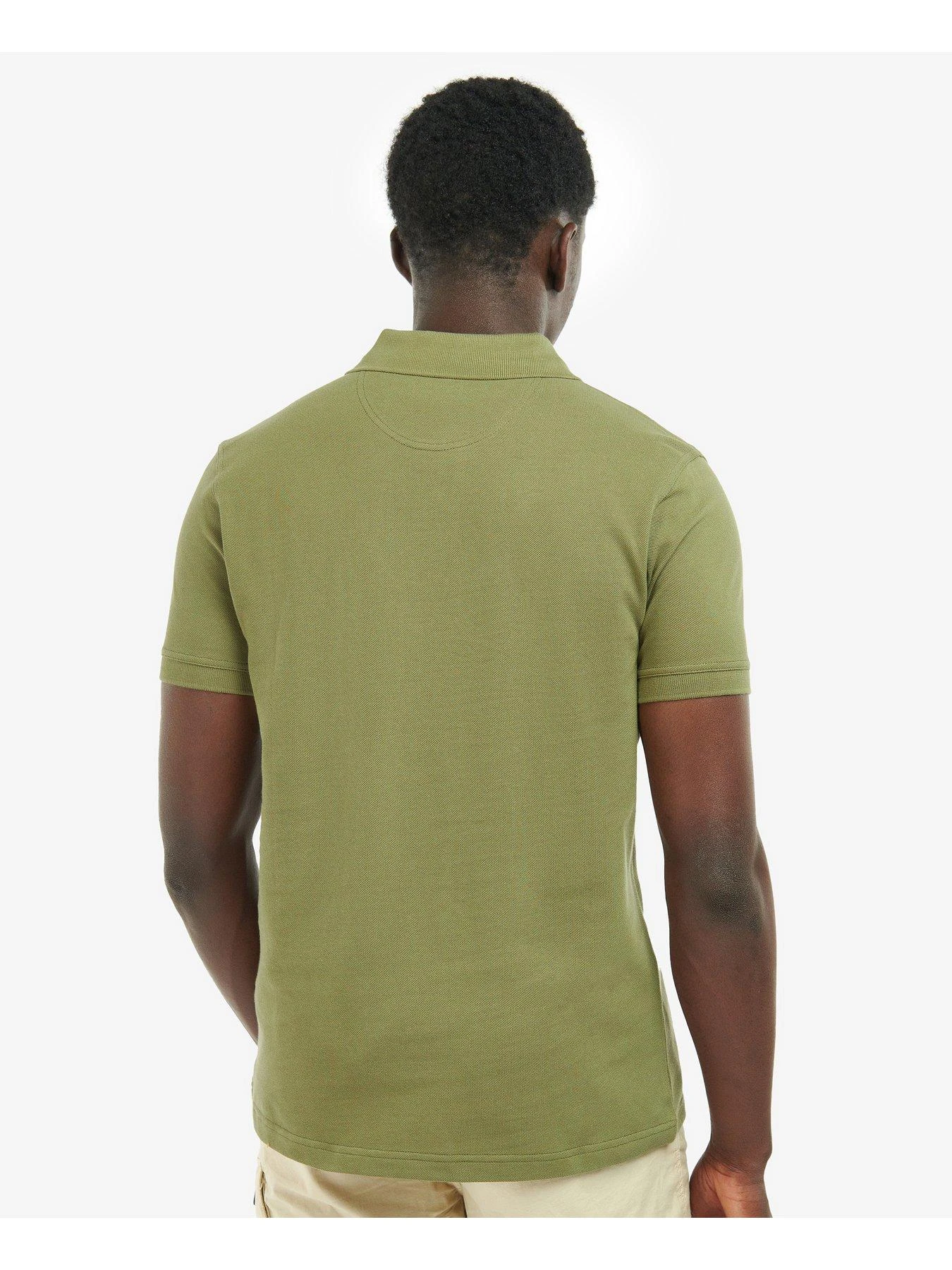 Barbour International Essential Polo Shirt - Green 2 Barbour International Essential Polo Shirt - Green - Image 2