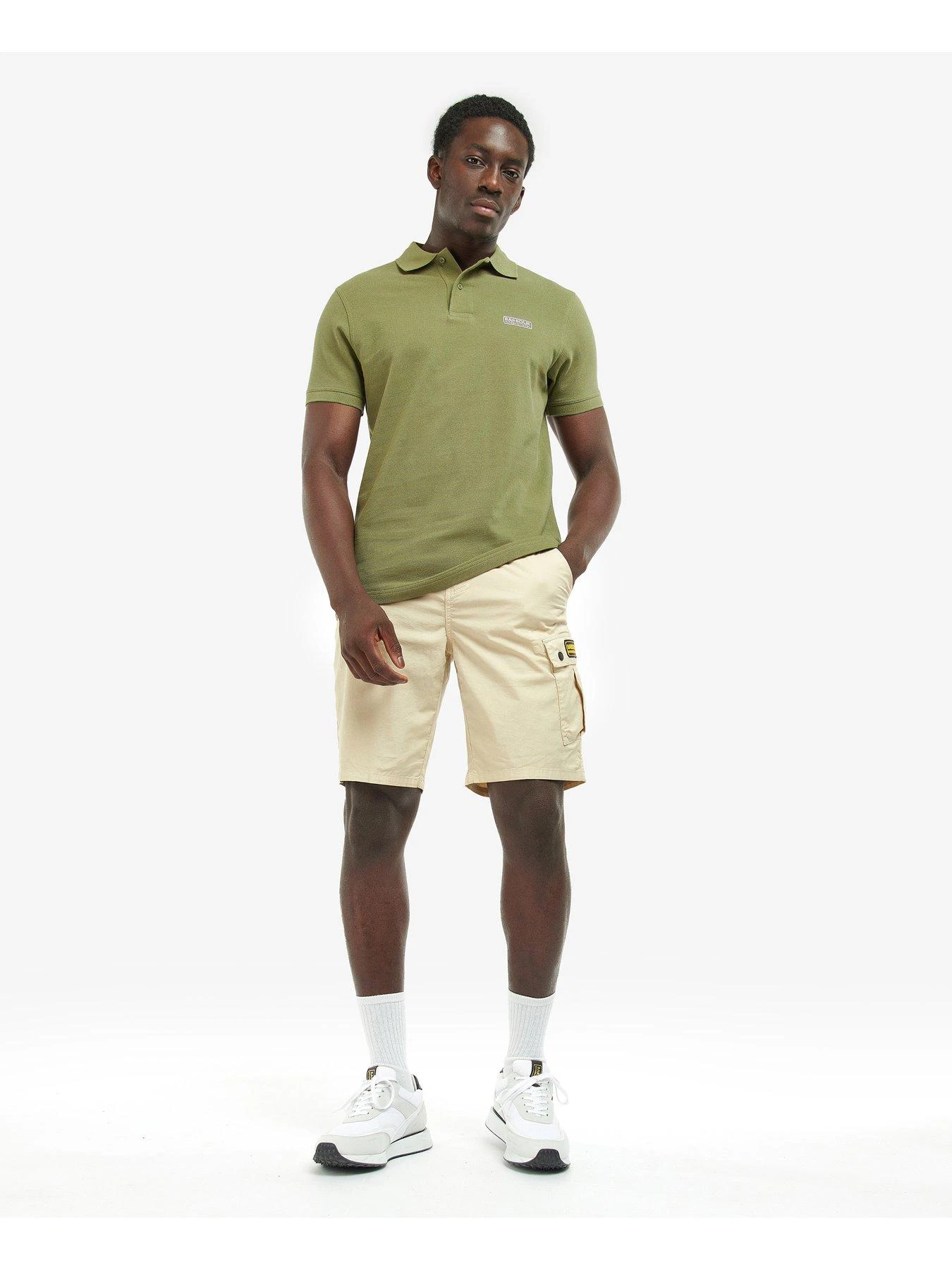 Barbour International Essential Polo Shirt - Green 3 Barbour International Essential Polo Shirt - Green - Image 3