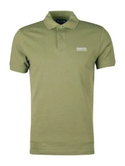 Barbour International Essential Polo Shirt - Green 9 Barbour International Essential Polo Shirt - Green -Barbou Clothing Shop VCB3S SQ6 0000000005 GREY MDd2
