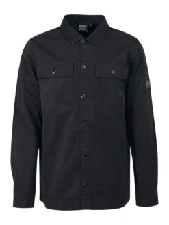 Barbour International Adey Overshirt - Black -Barbou Clothing Shop VCB3V SQ5 0000000004 BLACK MDd1