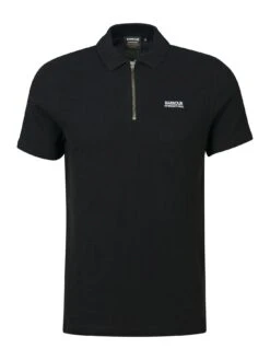 Barbour International Gauge Polo Shirt - Black -Barbou Clothing Shop VCB41 SQ5 0000000004 BLACK MDd1