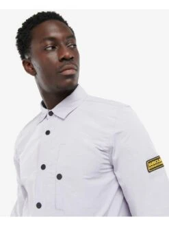 Barbour International Link Overshirt - Purple -Barbou Clothing Shop VCB5K SQ5 0000000039 PURPLE MDd1