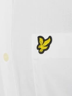Lyle & Scott Poplin Short Sleeve Shirt - White -Barbou Clothing Shop VCBPD SQ5 0000000013 WHITE MDd1