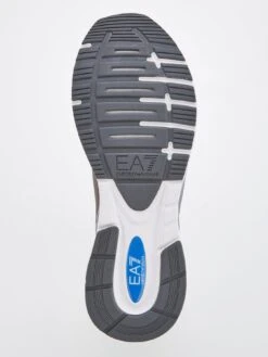 EA7 Emporio Armani Crusher Knit Runner Trainers - Grey -Barbou Clothing Shop VCHMP SQ5 0000000005 GREY SLu