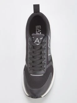 EA7 Emporio Armani Future Mesh Runner Trainers - Black -Barbou Clothing Shop VCHMQ SQ4 0000000004 BLACK SLt