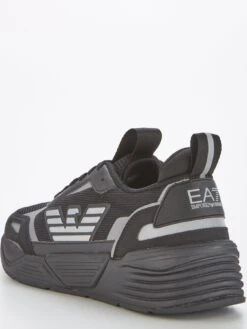 EA7 Emporio Armani Ace Racer Trainers - Black -Barbou Clothing Shop VCHMS SQ3 0000000004 BLACK SLf