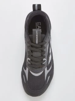 EA7 Emporio Armani Ace Racer Trainers - Black -Barbou Clothing Shop VCHMS SQ4 0000000004 BLACK SLt