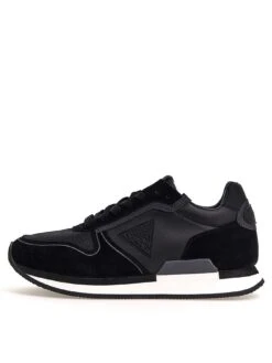 Guess Potenza Suede Trainers - Black
