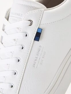 Jack & Jones Bale PU Sneaker - White -Barbou Clothing Shop VD3BA SQ6 0000000013 WHITE SLd