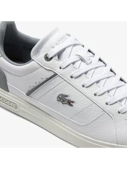Lacoste Europa Pro 123 Trainer - White -Barbou Clothing Shop VD3H9 SQ6 0000000013 WHITE SLd