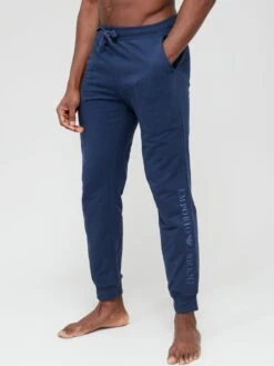 Emporio Armani Bodywear Bodywear Loungewear Joggers - Navy 