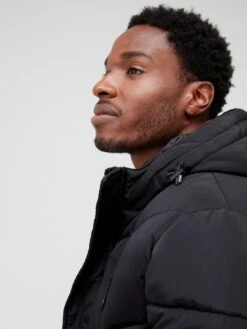 Very Man Midweight Chevron Padded - Black -Barbou Clothing Shop VD71X SQ5 0000000004 BLACK MDd1