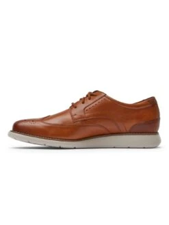 Rockport Tm Craft Wingtip Casual Shoe - Brown -Barbou Clothing Shop VDD83 SQ6 0000000143 BROWN SLd
