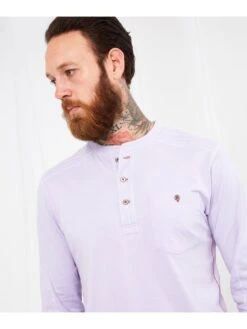 Joe Browns Buster Henley - Purple -Barbou Clothing Shop VDSRX SQ4 0000000039 PURPLE MDd