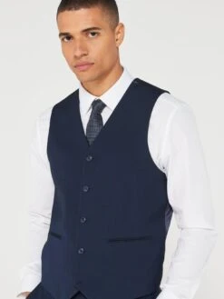 Everyday Waistcoat - Navy -Barbou Clothing Shop VEGNM SQ4 0000000048 NAVY MDd