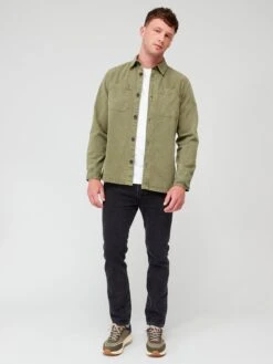 Very Man Overdyed Overshirt - Khaki  -Barbou Clothing Shop VEIDO SQ3 0000000058 KHAKI MDo