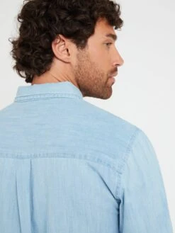 Very Man Long Sleeve Denim Shirt - Light Blue -Barbou Clothing Shop VEIDS SQ4 0000000150 LIGHT BLUE MDd