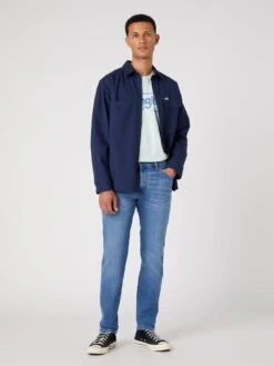 Wrangler River Tapered Fit Jeans - Blue -Barbou Clothing Shop VF73P SQ3 0000000020 BLUE MDo