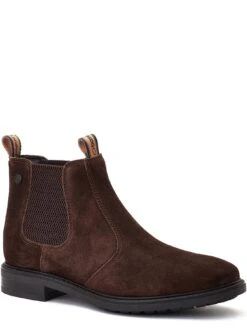 Base London Nelson Suede Boots - Brown -Barbou Clothing Shop VFB05 SQ3 0000000143 BROWN SLf