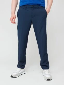 BOSS Commuter Regular Fit Trousers - Navy