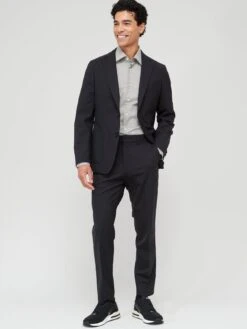 BOSS Hank Kent Slim Fit Long Sleeve Shirt -Barbou Clothing Shop VFE1B SQ5 0000003112 LIGHT GREEN MDd1