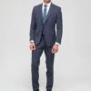 BOSS 2 Piece Slim Fit Suit - Dark Blue
