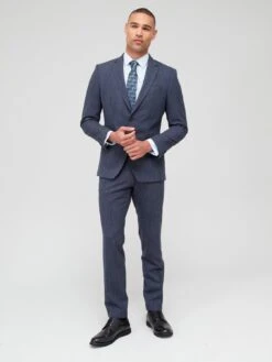 BOSS 2 Piece Slim Fit Suit - Dark Blue -Barbou Clothing Shop VFE1D SQ3 0000000354 DARK BLUE MDo