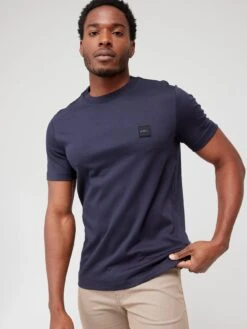 BOSS Tiburt 278 Regular Fit T-shirt - Dark Blue 