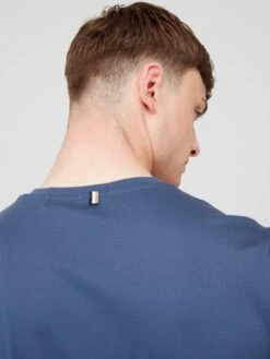 BOSS Tessler 150 Slim Fit T-shirt - Blue  -Barbou Clothing Shop VFE3Q SQ4 0000000020 BLUE MDd