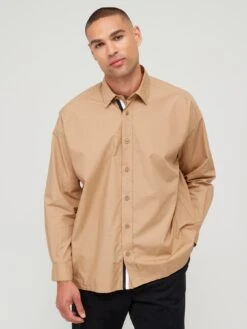 BOSS Relaxed Fit Shirt - Beige