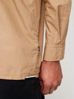 BOSS Relaxed Fit Shirt - Beige -Barbou Clothing Shop VFE3Z SQ5 0000000108 BEIGE MDd1