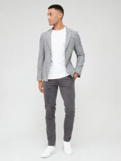 BOSS C-hanry-233 Slim Fit Jacket - Silver -Barbou Clothing Shop VFE50 SQ3 0000000035 SILVER MDo