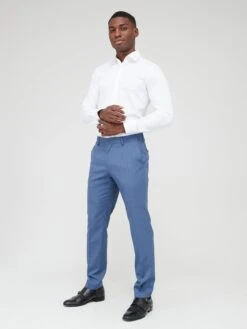 BOSS Hank Kent Slim Fit Long Sleeve Shirt - White -Barbou Clothing Shop VFE5X SQ3 0000000013 WHITE MDo