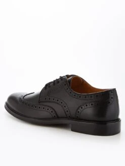 Very Man Leather Brogue - Black -Barbou Clothing Shop VFM6E SQ3 0000000004 BLACK SLf