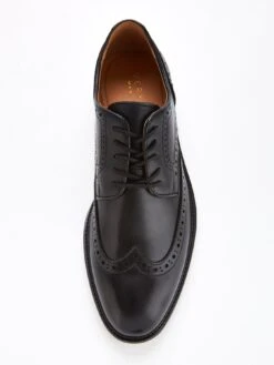Very Man Leather Brogue - Black -Barbou Clothing Shop VFM6E SQ4 0000000004 BLACK SLt