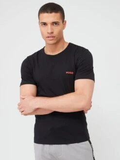 HUGO Bodywear 3 Pack T-shirt - Black/Red/White -Barbou Clothing Shop VFRIR SQ6 0000000004 BLACK MDd1