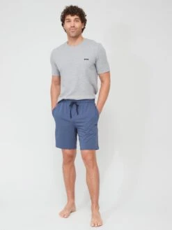 BOSS Bodywear Mix & Match Lounge Shorts - Blue -Barbou Clothing Shop VFS8G SQ3 0000000020 BLUE MDo