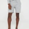 BOSS Bodywear Waffle Lounge Shorts - Grey