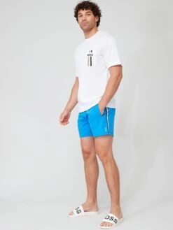 BOSS Iconic Swim Shorts - Blue  -Barbou Clothing Shop VFSCG SQ3 0000000197 BRIGHT BLUE MDo