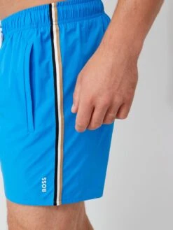 BOSS Iconic Swim Shorts - Blue  -Barbou Clothing Shop VFSCG SQ4 0000000197 BRIGHT BLUE MDd