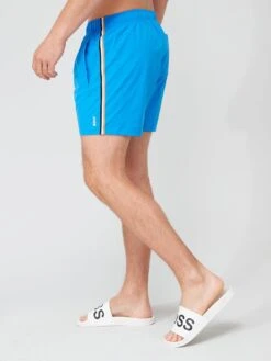 BOSS Iconic Swim Shorts - Blue  -Barbou Clothing Shop VFSCG SQ5 0000000197 BRIGHT BLUE MDd1
