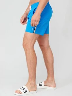 BOSS Iconic Swim Shorts - Blue  -Barbou Clothing Shop VFSCG SQ6 0000000197 BRIGHT BLUE MDd2