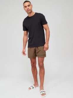 BOSS Dolphin Swim Shorts - Khaki 8 BOSS Dolphin Swim Shorts - Khaki -Barbou Clothing Shop VFSCH SQ3 0000000047 GREEN MDo