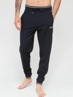 BOSS Bodywear Tracksuit Lounge Pants - Black 