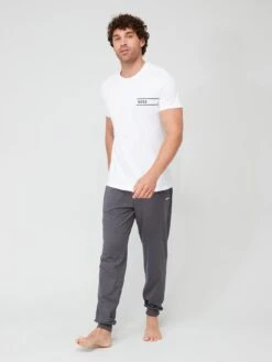 BOSS Bodywear Mix & Match Lounge Pants - Grey -Barbou Clothing Shop VFSDT SQ3 0000000070 DARK GREY MDo