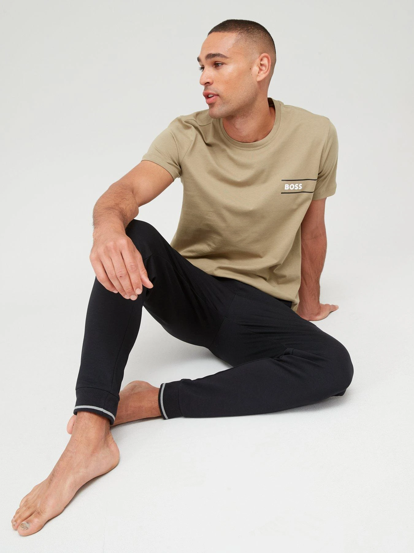 BOSS Bodywear 24 Lounge T-shirt - Light Green 4 BOSS Bodywear 24 Lounge T-shirt - Light Green - Image 4