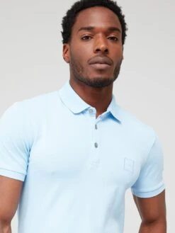 BOSS Passenger Slim Fit Polo Shirt - Blue 7 BOSS Passenger Slim Fit Polo Shirt - Blue -Barbou Clothing Shop VFZ9F SQ4 0000000020 BLUE MDd