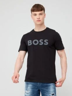 BOSS Thinking 1 Regular Fit T-Shirt - Black 